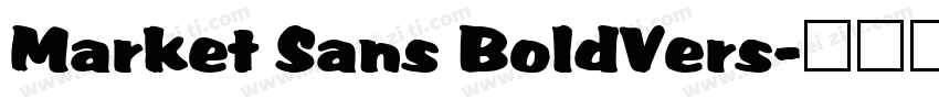 Market Sans BoldVers字体转换